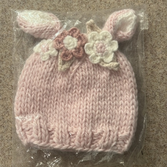 NWT Floral Bunny Ears Hat Tullabee Altar'd State Baby Toddler - Picture 3 of 5